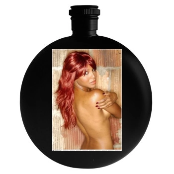 Toni Braxton Round Flask