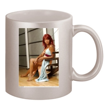 Toni Braxton 11oz Metallic Silver Mug