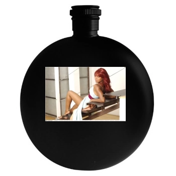 Toni Braxton Round Flask