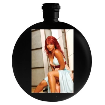 Toni Braxton Round Flask