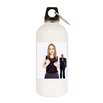 Tori Amos White Water Bottle With Carabiner