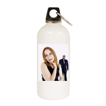 Tori Amos White Water Bottle With Carabiner