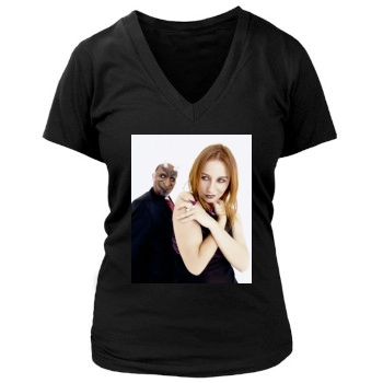 Tori Amos Women's Deep V-Neck TShirt