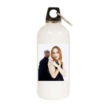 Tori Amos White Water Bottle With Carabiner