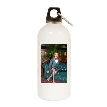 Tori Amos White Water Bottle With Carabiner