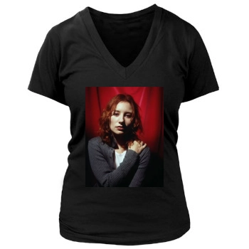 Tori Amos Women's Deep V-Neck TShirt