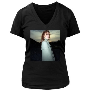 Tori Amos Women's Deep V-Neck TShirt