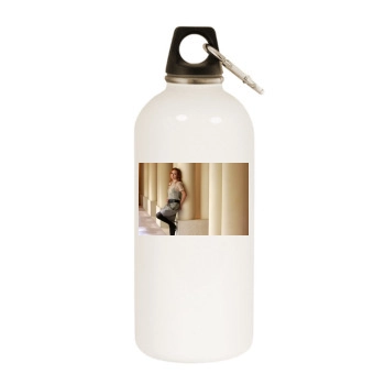 Tori Amos White Water Bottle With Carabiner