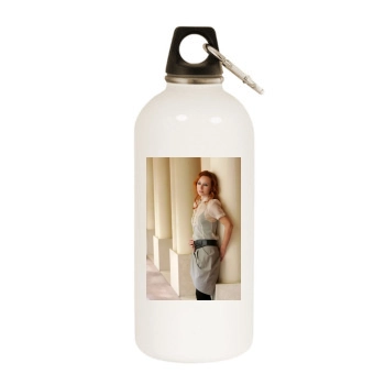 Tori Amos White Water Bottle With Carabiner