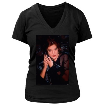 Tori Spelling Women's Deep V-Neck TShirt