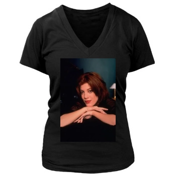 Tori Spelling Women's Deep V-Neck TShirt