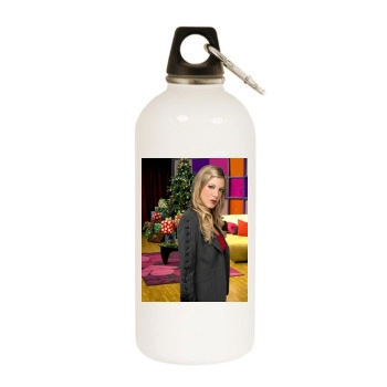 Tori Spelling White Water Bottle With Carabiner