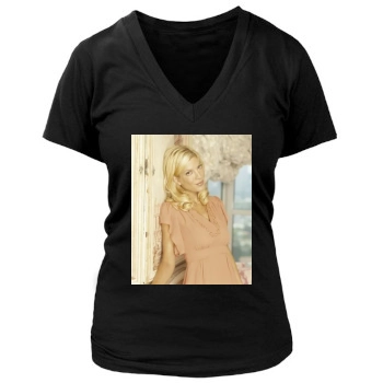 Tori Spelling Women's Deep V-Neck TShirt