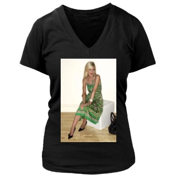 Tori Spelling Women's Deep V-Neck TShirt