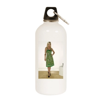 Tori Spelling White Water Bottle With Carabiner