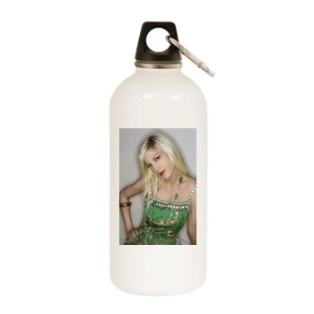 Tori Spelling White Water Bottle With Carabiner