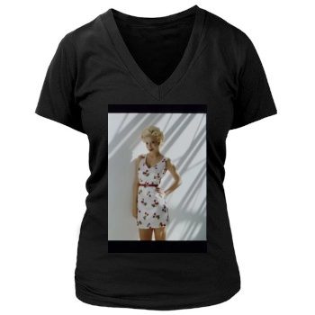 Tori Spelling Women's Deep V-Neck TShirt