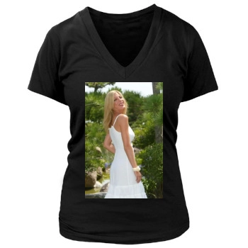 Tori Spelling Women's Deep V-Neck TShirt