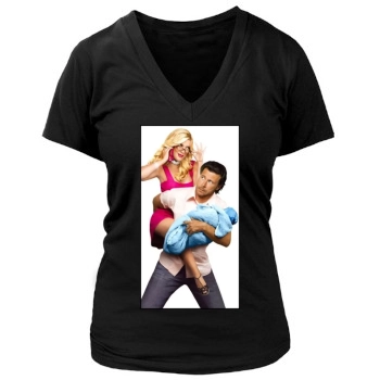 Tori Spelling Women's Deep V-Neck TShirt