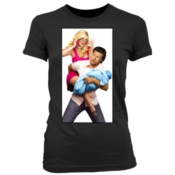 Tori Spelling Women's Junior Cut Crewneck T-Shirt