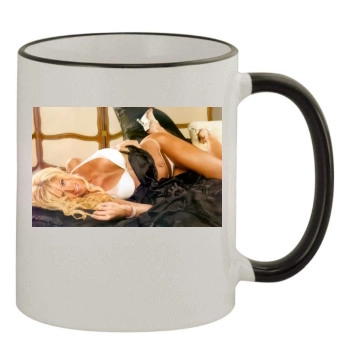 Torrie Wilson 11oz Colored Rim & Handle Mug