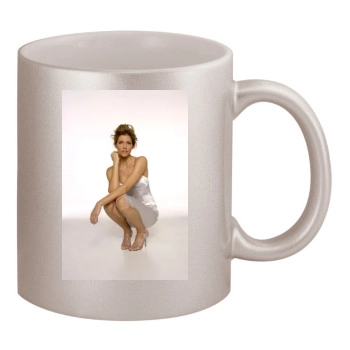 Tricia Helfer 11oz Metallic Silver Mug