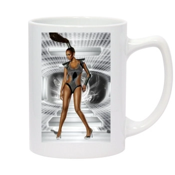 Tyra Banks 14oz White Statesman Mug