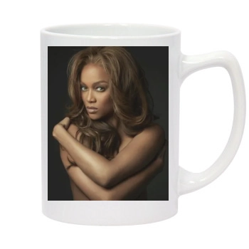 Tyra Banks 14oz White Statesman Mug