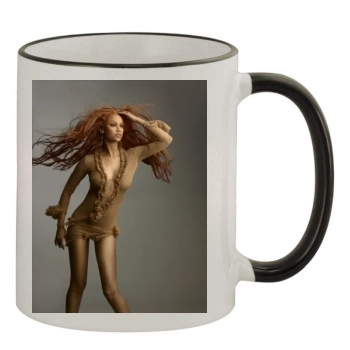 Tyra Banks 11oz Colored Rim & Handle Mug