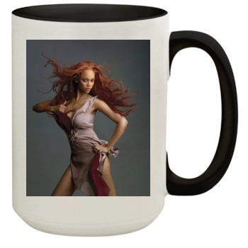 Tyra Banks 15oz Colored Inner & Handle Mug