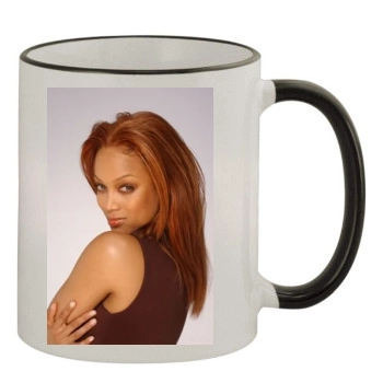 Tyra Banks 11oz Colored Rim & Handle Mug