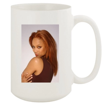 Tyra Banks 15oz White Mug