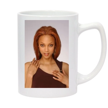 Tyra Banks 14oz White Statesman Mug