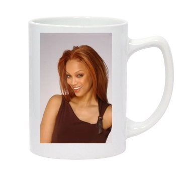 Tyra Banks 14oz White Statesman Mug