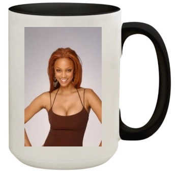 Tyra Banks 15oz Colored Inner & Handle Mug