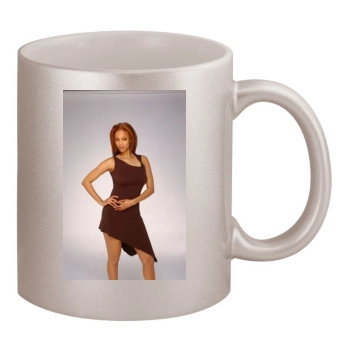 Tyra Banks 11oz Metallic Silver Mug