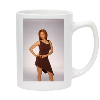 Tyra Banks 14oz White Statesman Mug