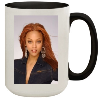 Tyra Banks 15oz Colored Inner & Handle Mug