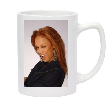 Tyra Banks 14oz White Statesman Mug