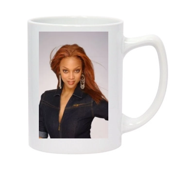 Tyra Banks 14oz White Statesman Mug