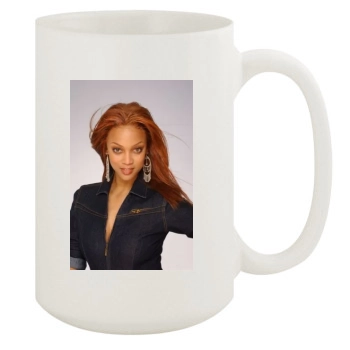 Tyra Banks 15oz White Mug