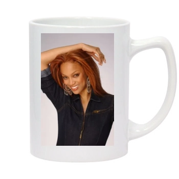 Tyra Banks 14oz White Statesman Mug