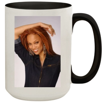 Tyra Banks 15oz Colored Inner & Handle Mug