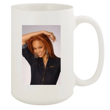 Tyra Banks 15oz White Mug