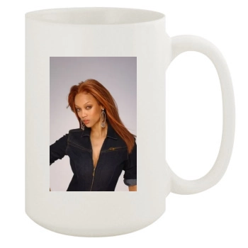 Tyra Banks 15oz White Mug