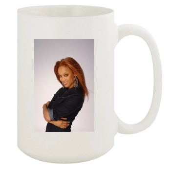 Tyra Banks 15oz White Mug