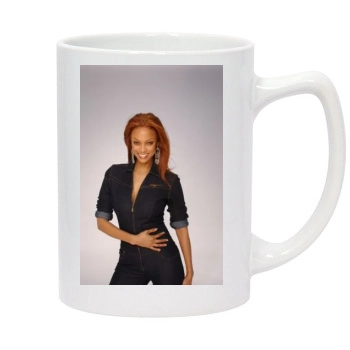 Tyra Banks 14oz White Statesman Mug