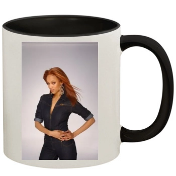 Tyra Banks 11oz Colored Inner & Handle Mug