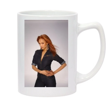 Tyra Banks 14oz White Statesman Mug