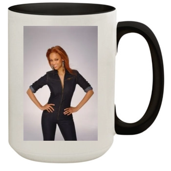 Tyra Banks 15oz Colored Inner & Handle Mug